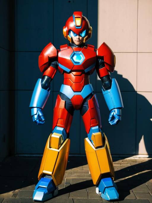 Realistic Man Cosplaying as Omega