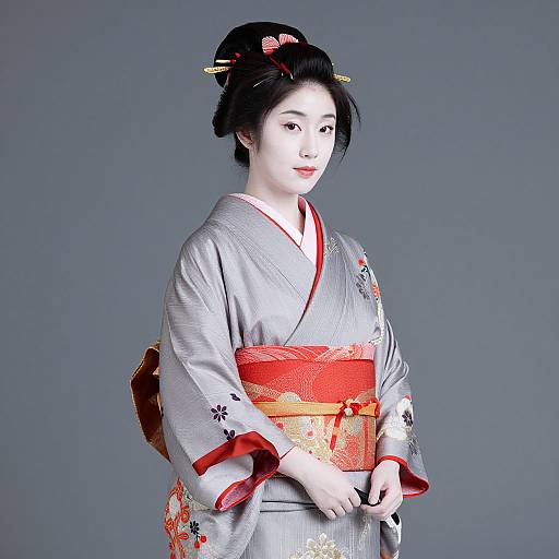 Tomoe Gozen Woman in Kimono