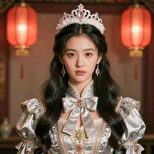 Elegant Fairy Tale Portrait of Young Woman