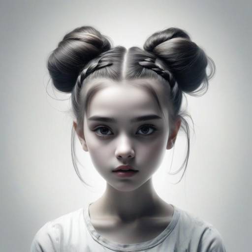 Emotional Tween Girl in Conceptual Design
