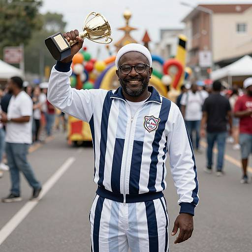 Retro Sports Suit at Urban Festival