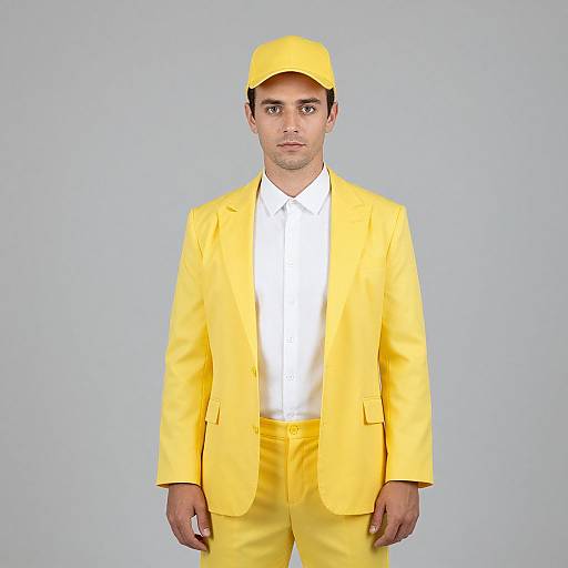 Yellow Contestant Costume for Adults