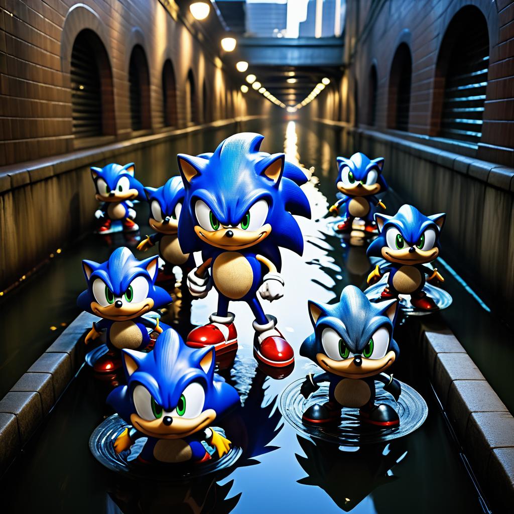 Sonic and Friends in Melbourne Sewers