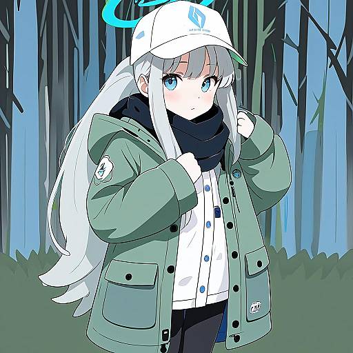 Illustration of Hare (camp) (blue archive), blue archive in the style of Pokemoa