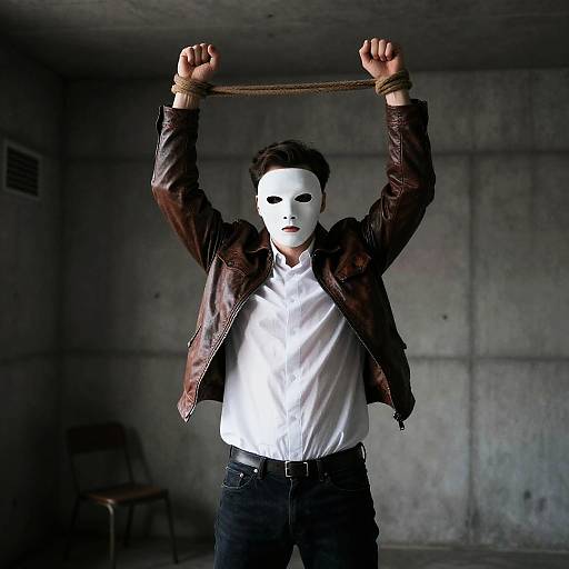 Mysterious Captive in Dark Environment