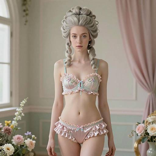 Rococo Pastel Glamour: Playful Aristocrat