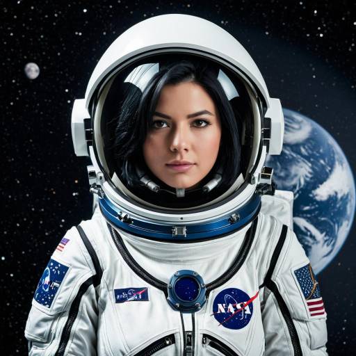 Realistic Space Suit Costume Portrait