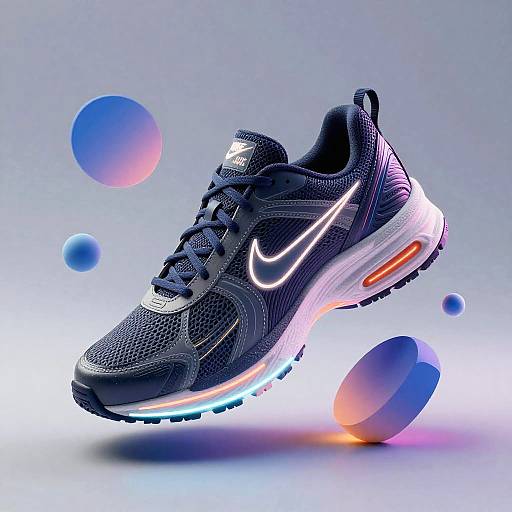 Futuristic Nike 280 Shoe Concept Art