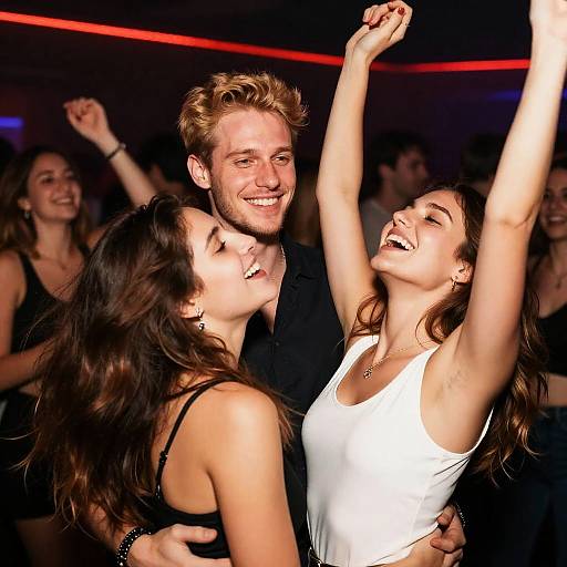 Joyful Nightclub Party Scene