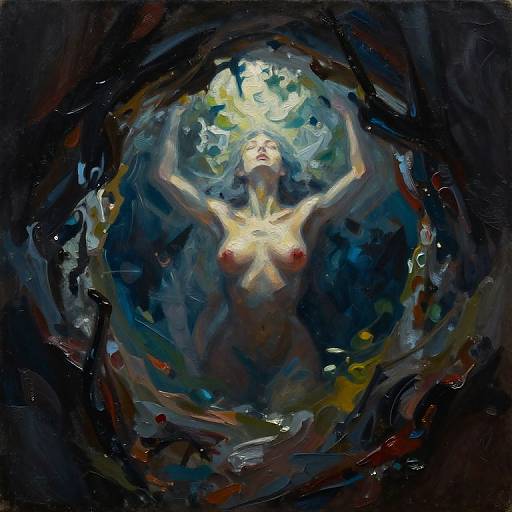 Hyperrealistic Multilayer Acrylic Portrait