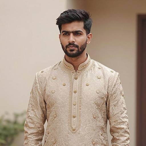 Elegant Portrait of a Handsome Man