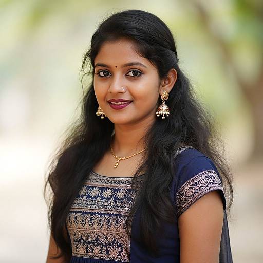 South Indian Bridal Realistic Portrait