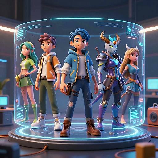 Futuristic AI 3D Character Studio