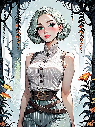 Cinematic Fashion Portrait of a Woman