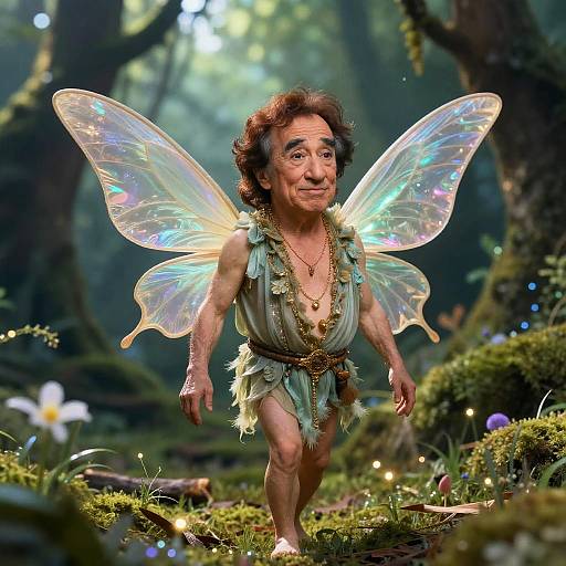 Whimsical Danny DeVito Fairy