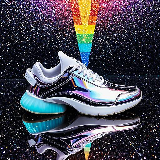 Opalescent Rick Owens Tesla Coil Yeezys