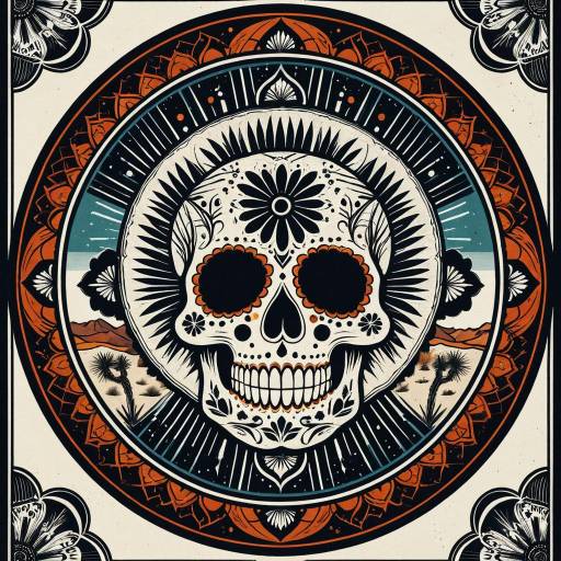 Cultural Harmony: DÃa de los Muertos Poster Cultural Harmony: DÃa de los Muertos Poster