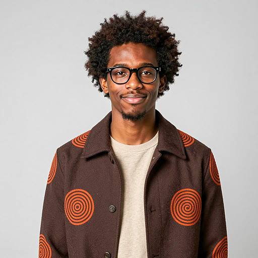 Humorous Portrait of a Stylish Friend