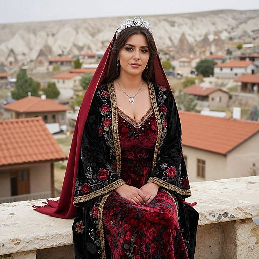 Traditional Turkish Woman in Cappadocia
