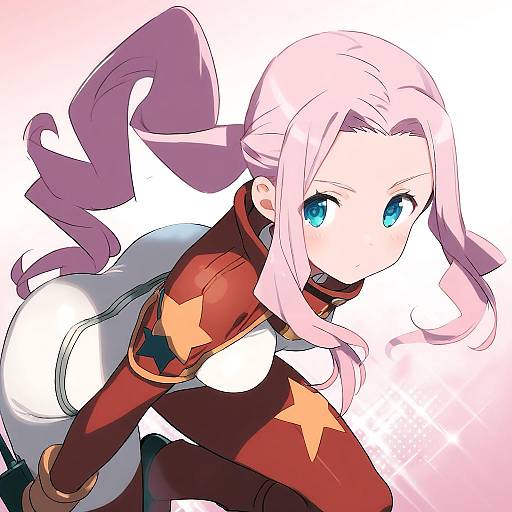 Illustration of Darry adai, tengen toppa gurren lagann in the style of Shimada fumikane