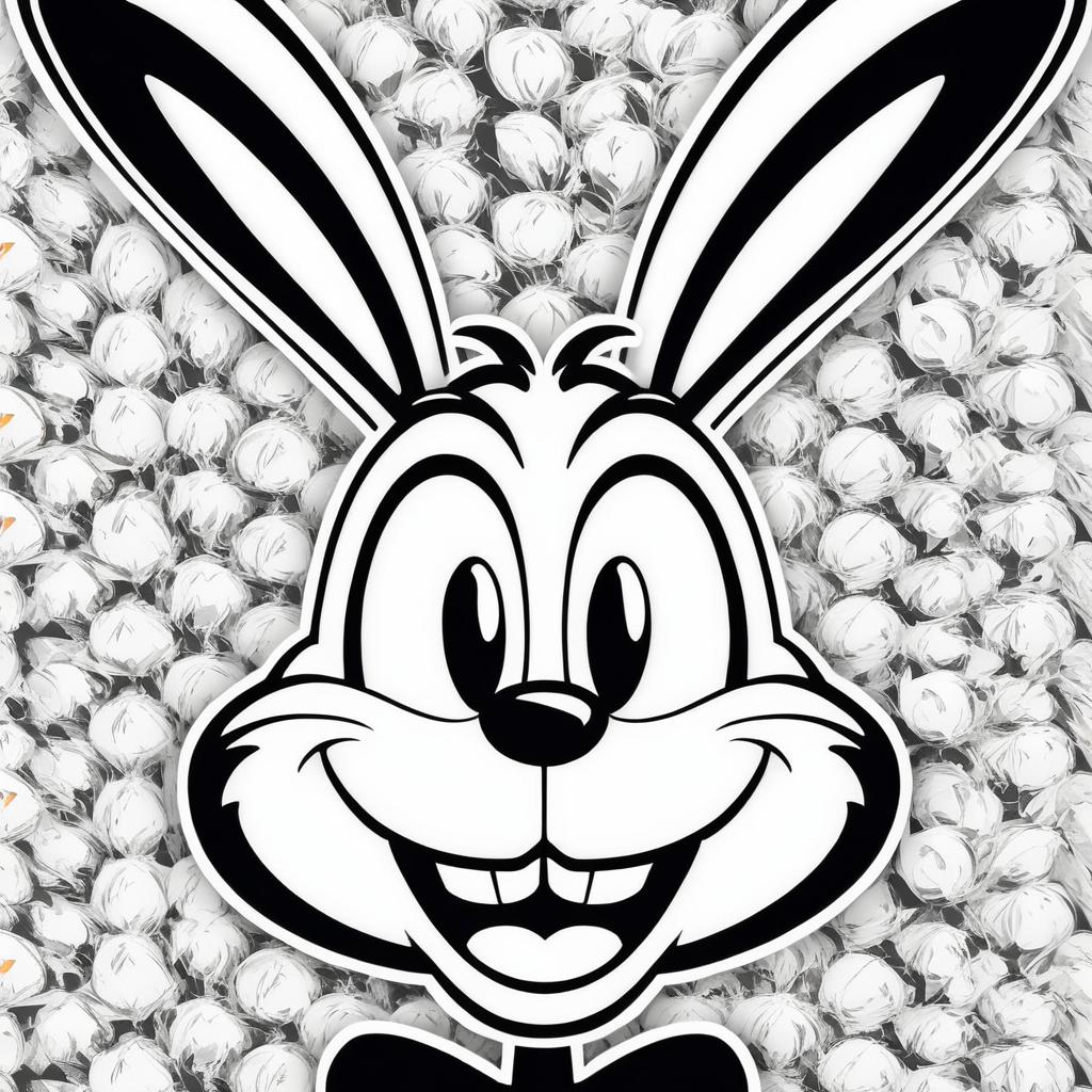 Cheeky Bugs Bunny in Vintage Cartoon Style