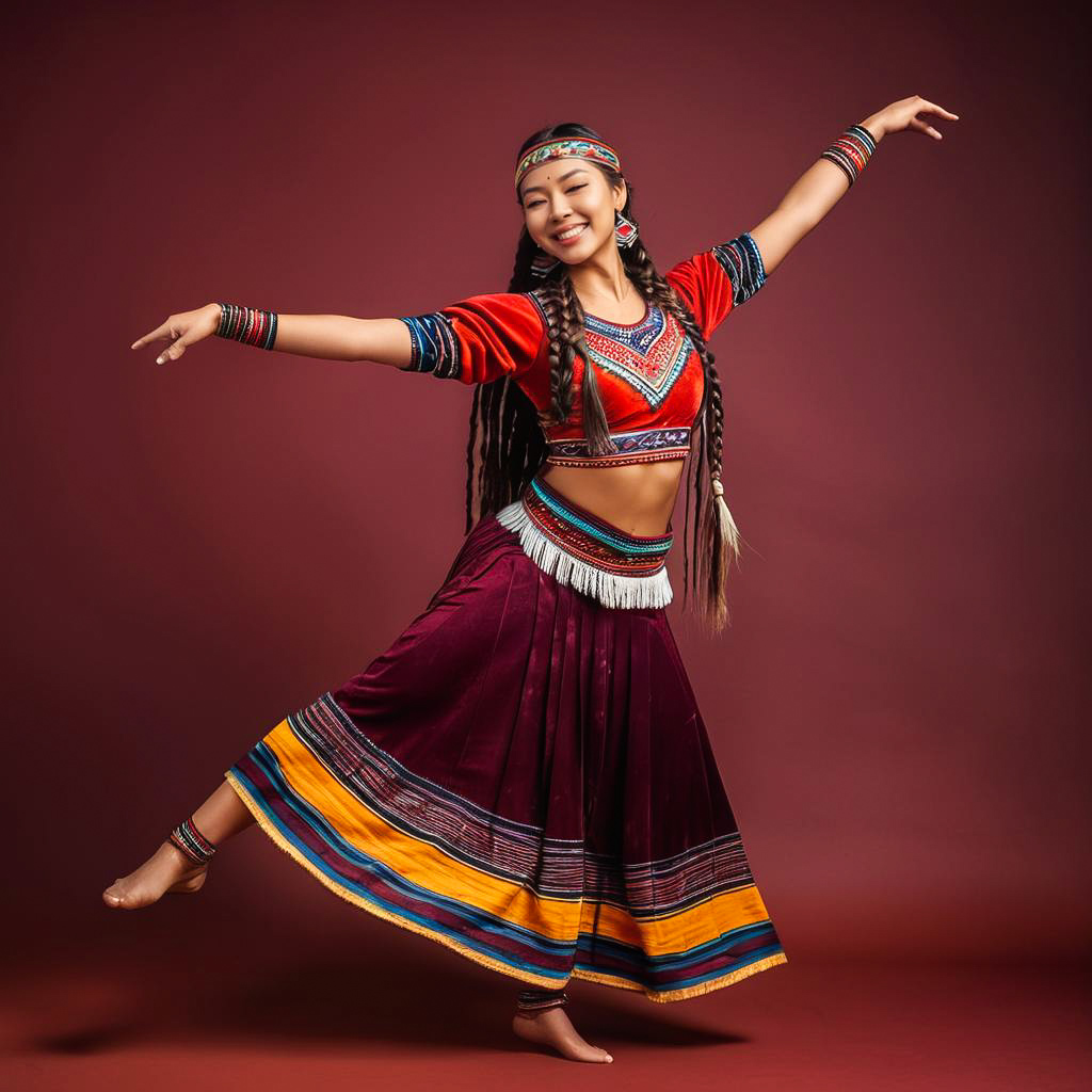 Ecstatic Dancer in Andean Costume