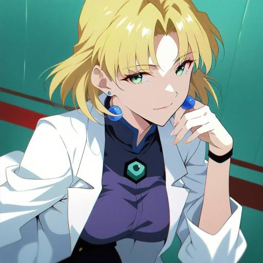 Illustration of Akagi ritsuko, neon genesis evangelion in the style of Kujou ichiso