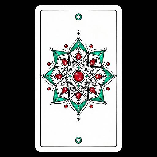 Mystical Mandala Tarot Card Back