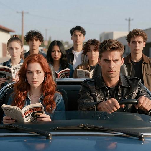 Dynamic Urban Adventure in a Convertible