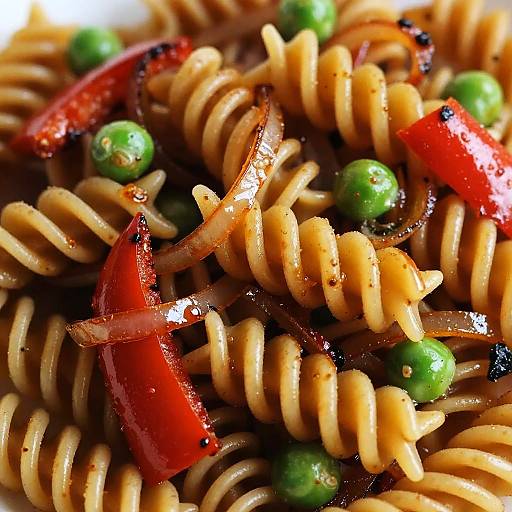 Vibrant Spiral Pasta with Vegetables