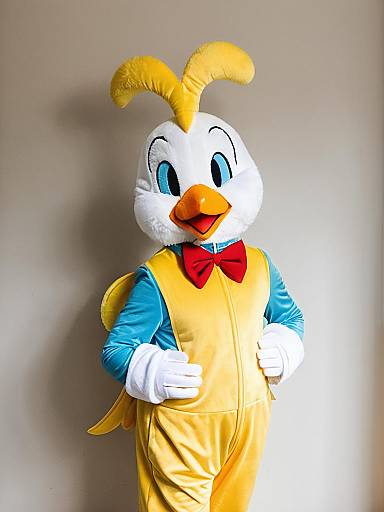 Person in Tweety Bird Costume