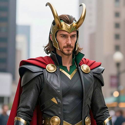 Loki-Inspired President Superhero Portrait