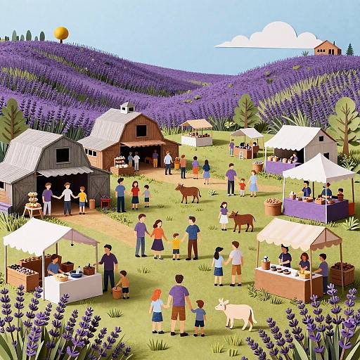 Paper Cut Festival on Lavender Hills