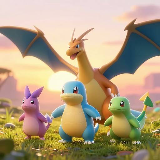 Prêt-À-Porter Pokemon Nature Scene