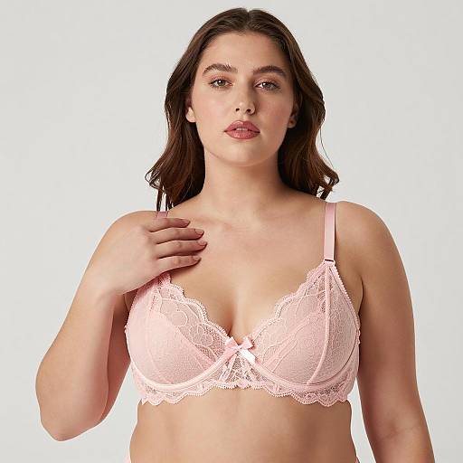 Portrait of a Curvy Woman in Lace