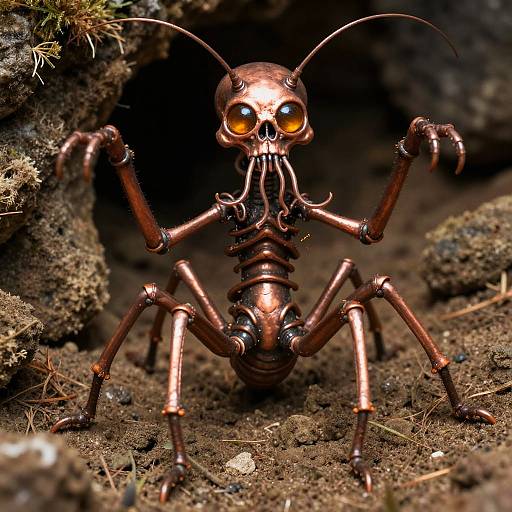 Copper Veined Skeletal Octopedal Burrower