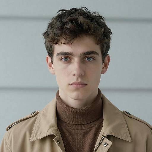 Intense Portrait of a Young Man