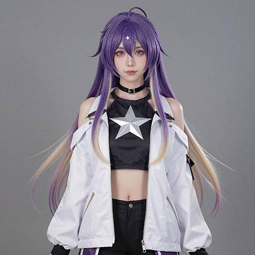 Cosplay photo of moona hoshinova (1st costume). Costume clothes