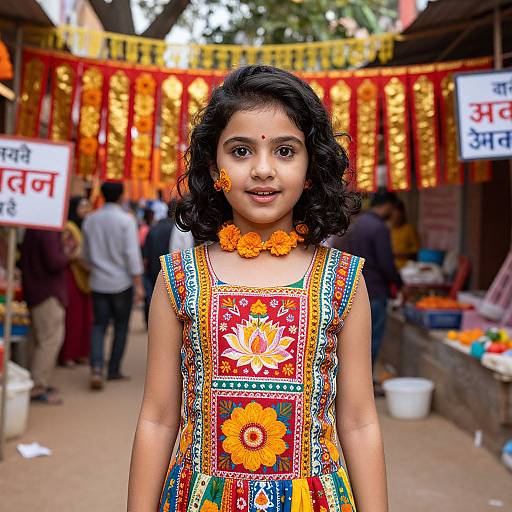 Energetic Girl in Festive Haldi Choli