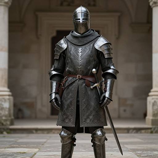 Medieval Templar Knight Costume