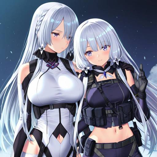 Illustration of Ak-15 (girls' frontline), girls' frontline in the style of Yasuyuki