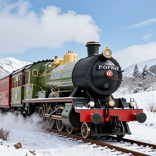 Magical Polar Express Train Journey