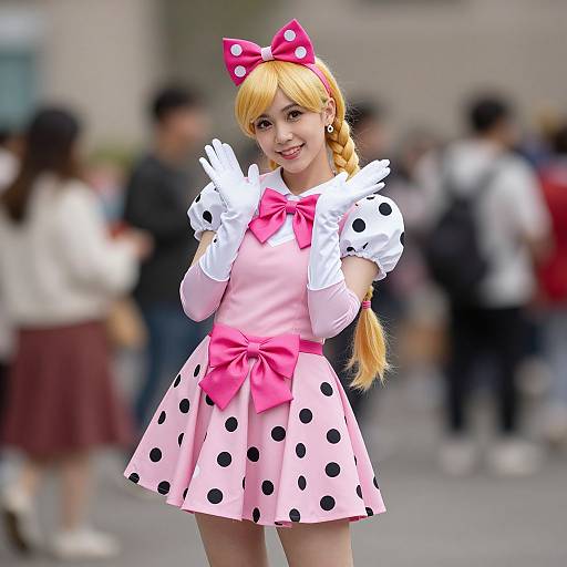 Jojo Siwa in Polka Dot Costume