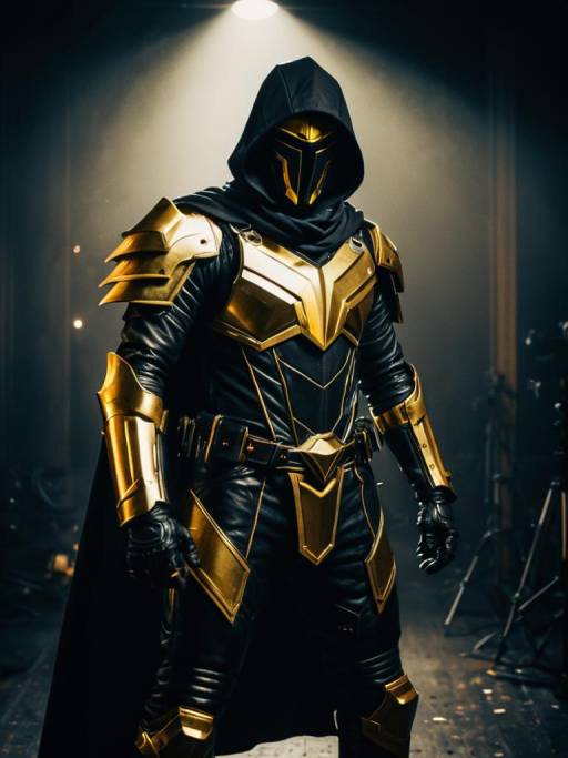 Realistic Man in Mumen Rider Cosplay