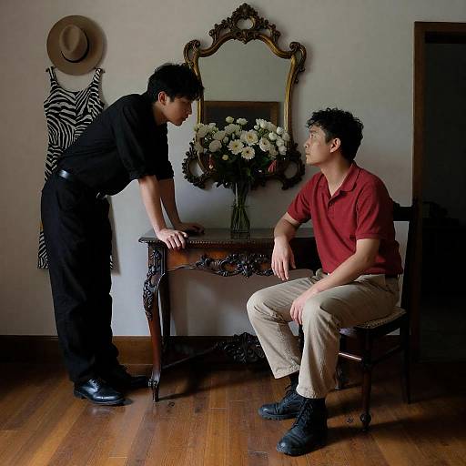 Intimate Portrait in a Vintage Setting