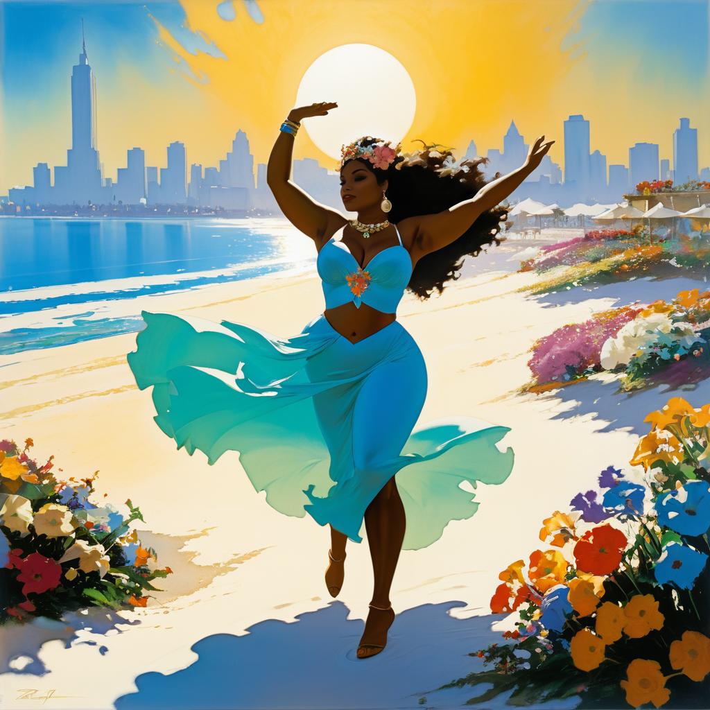 Lizzo the Goddess: Dance by the Ocean