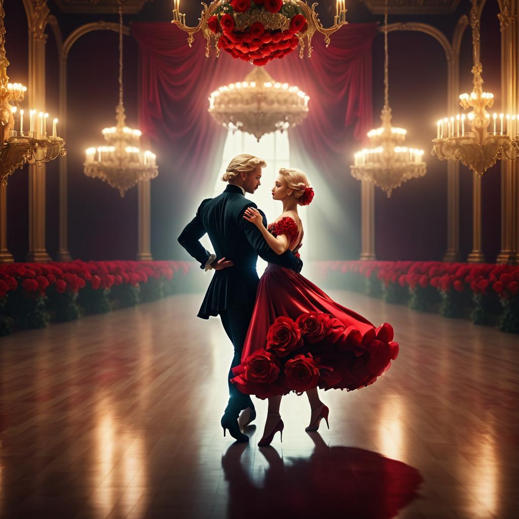 Enchanting Baroque Ballroom Dance Scene