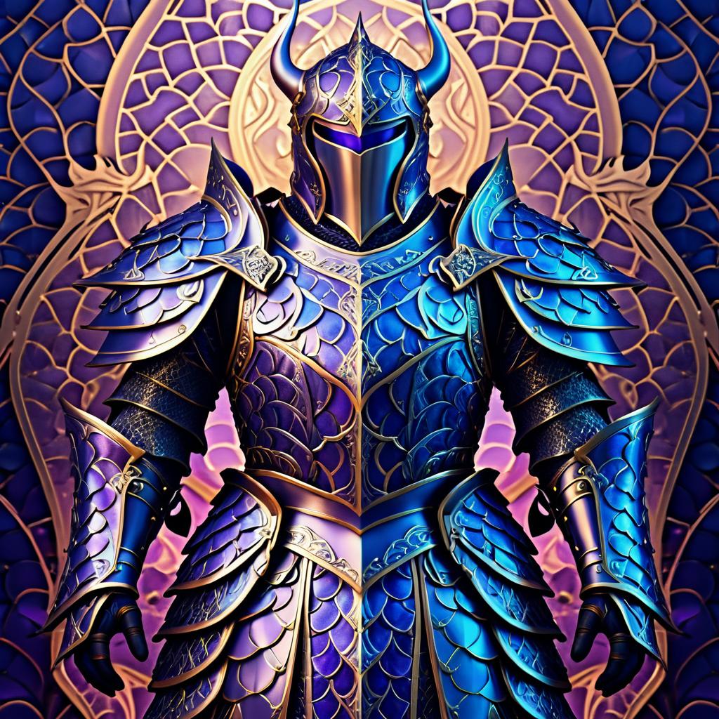 Magical Dragon Scale Armor Illustration