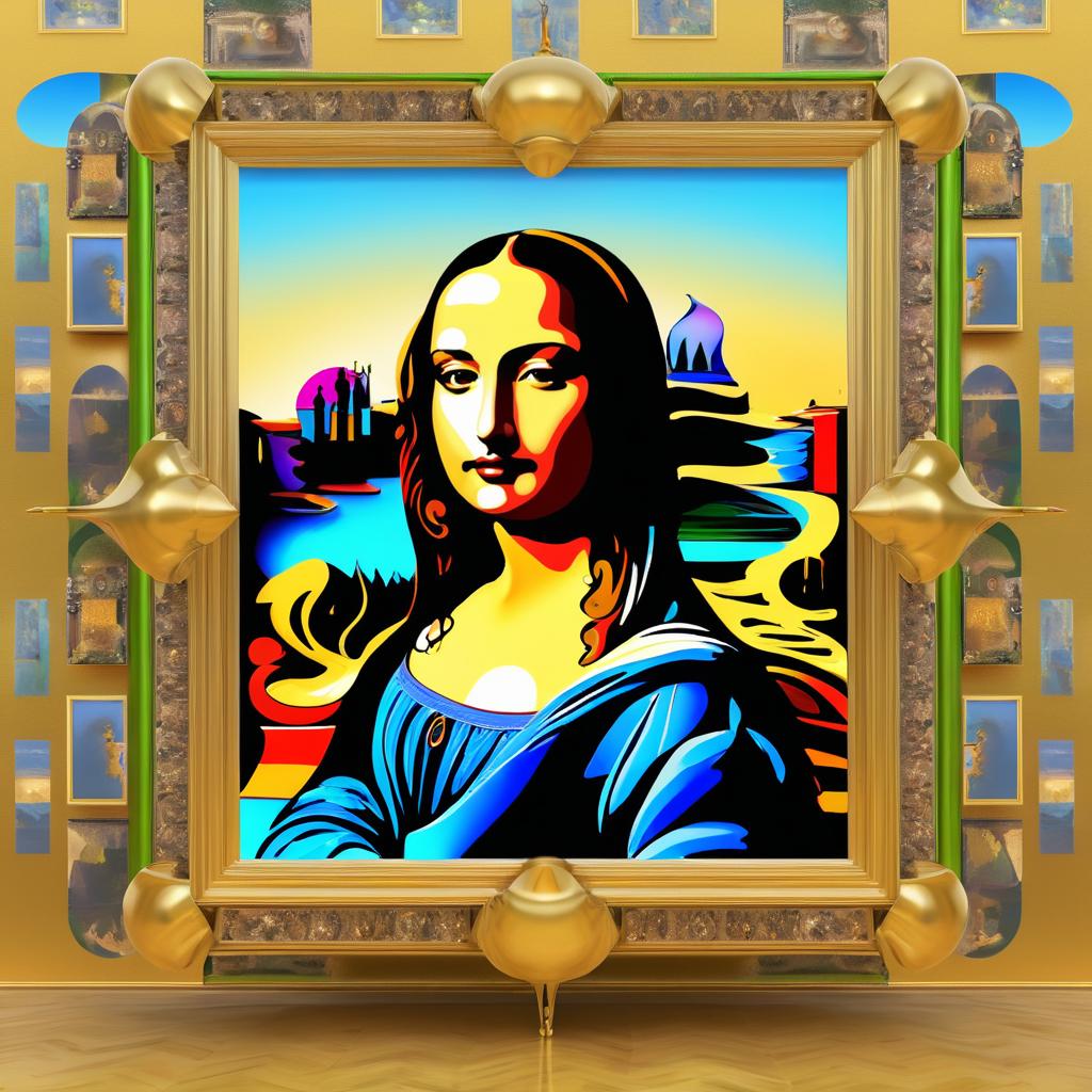 Dalí's Surreal Take on Mona Lisa