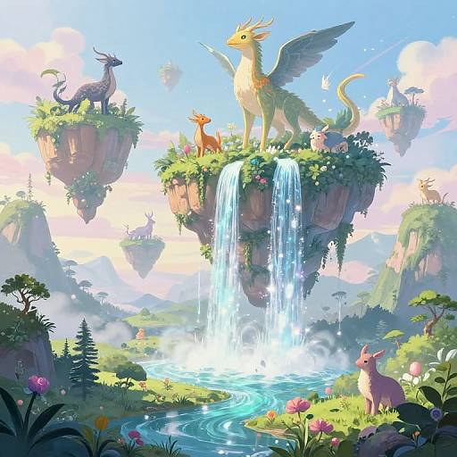 Disney-Inspired Fantasy Worldscape